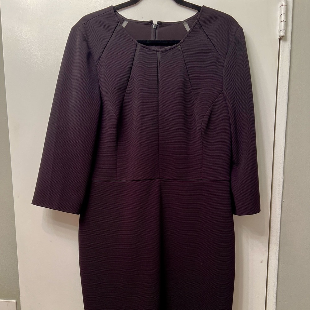Size 16 Bagley Mischka knee length black dress